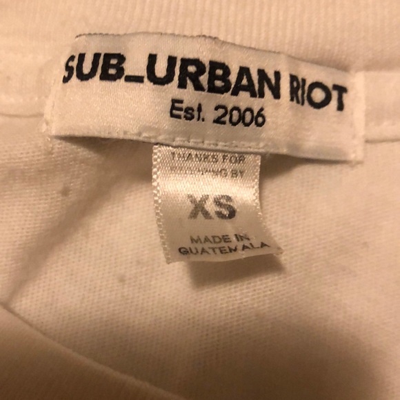 Sub Urban Riot Be Brave & Kind Tee size XS - Picture 3 of 4